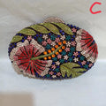 Blue/Yellow/White Multicolored Diamond Crystal Clutch Rhinestone Women Clutches High Quality Phone Wallet Best  Party Purse Bag-belleandkai.com