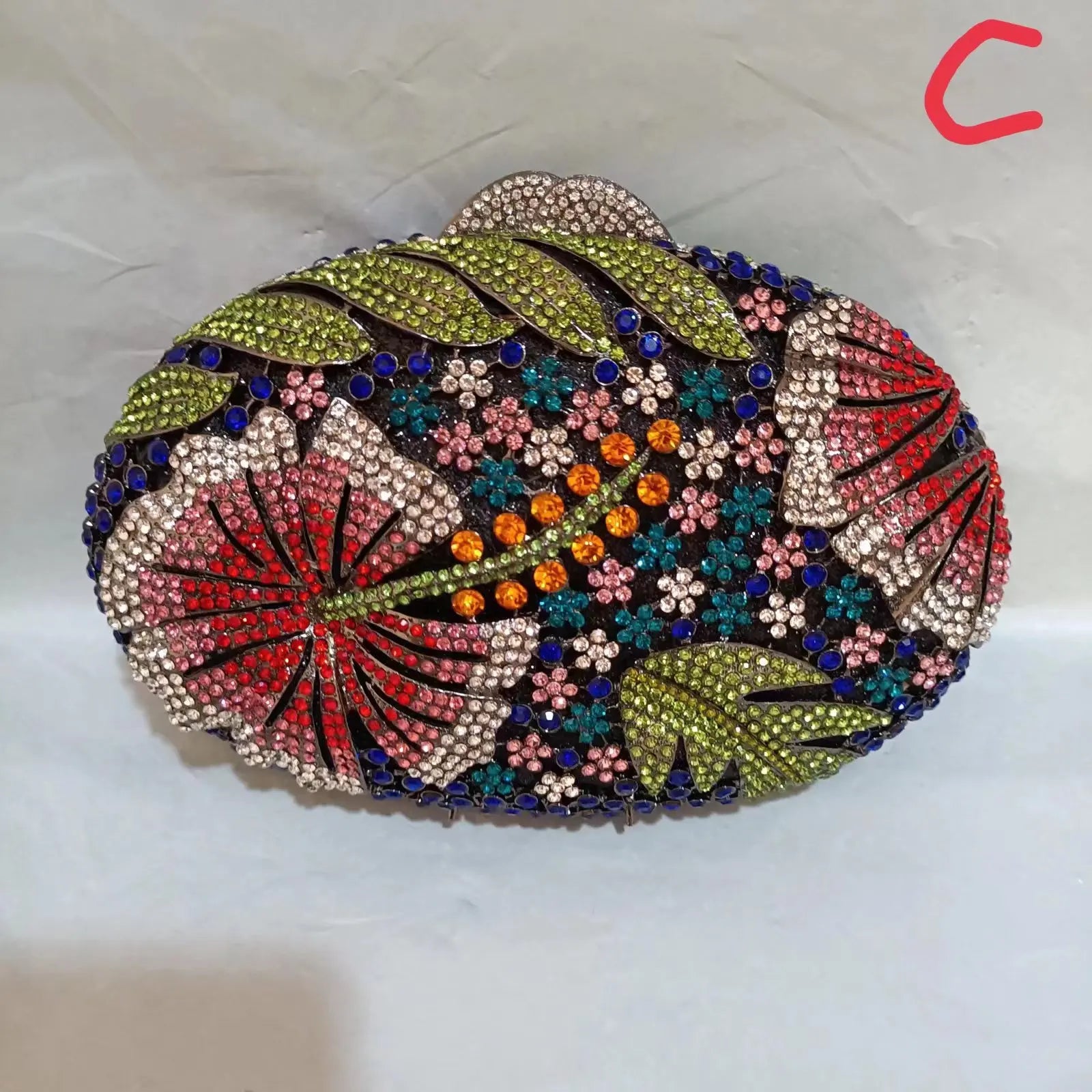 Blue/Yellow/White Multicolored Diamond Crystal Clutch Rhinestone Women Clutches High Quality Phone Wallet Best  Party Purse Bag-belleandkai.com