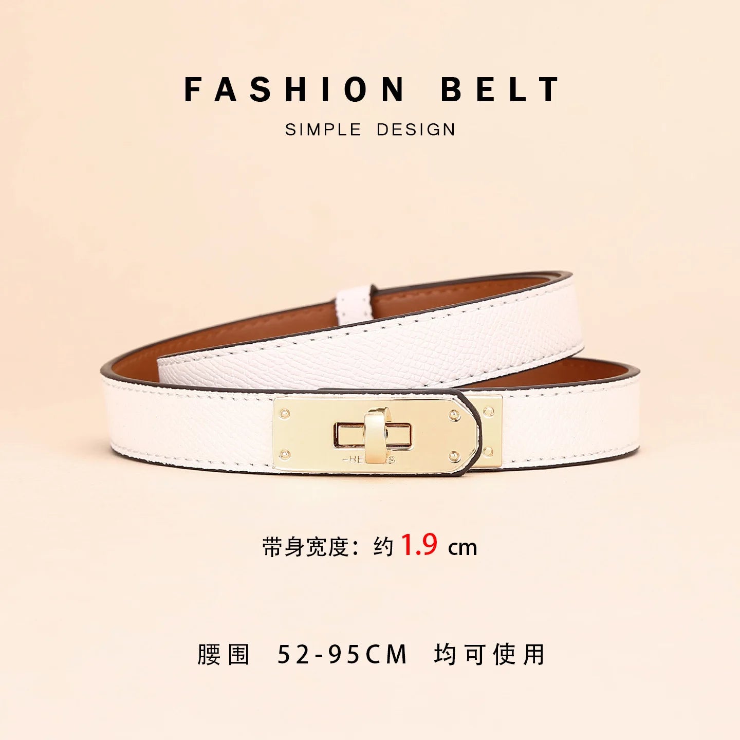 Adjustable Plutonium Leather Ladies Dress Accessories Slim Belts Thin Women Belt Belts Alloy Buckle Fashion Female Waist-belleandkai.com