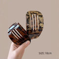 New Elegant Oval Teeth Hair Clip for Women Thick Long Hair Holder Headband Back Head Hairpin Hair Claw Fashion Hair Accessories-belleandkai.com