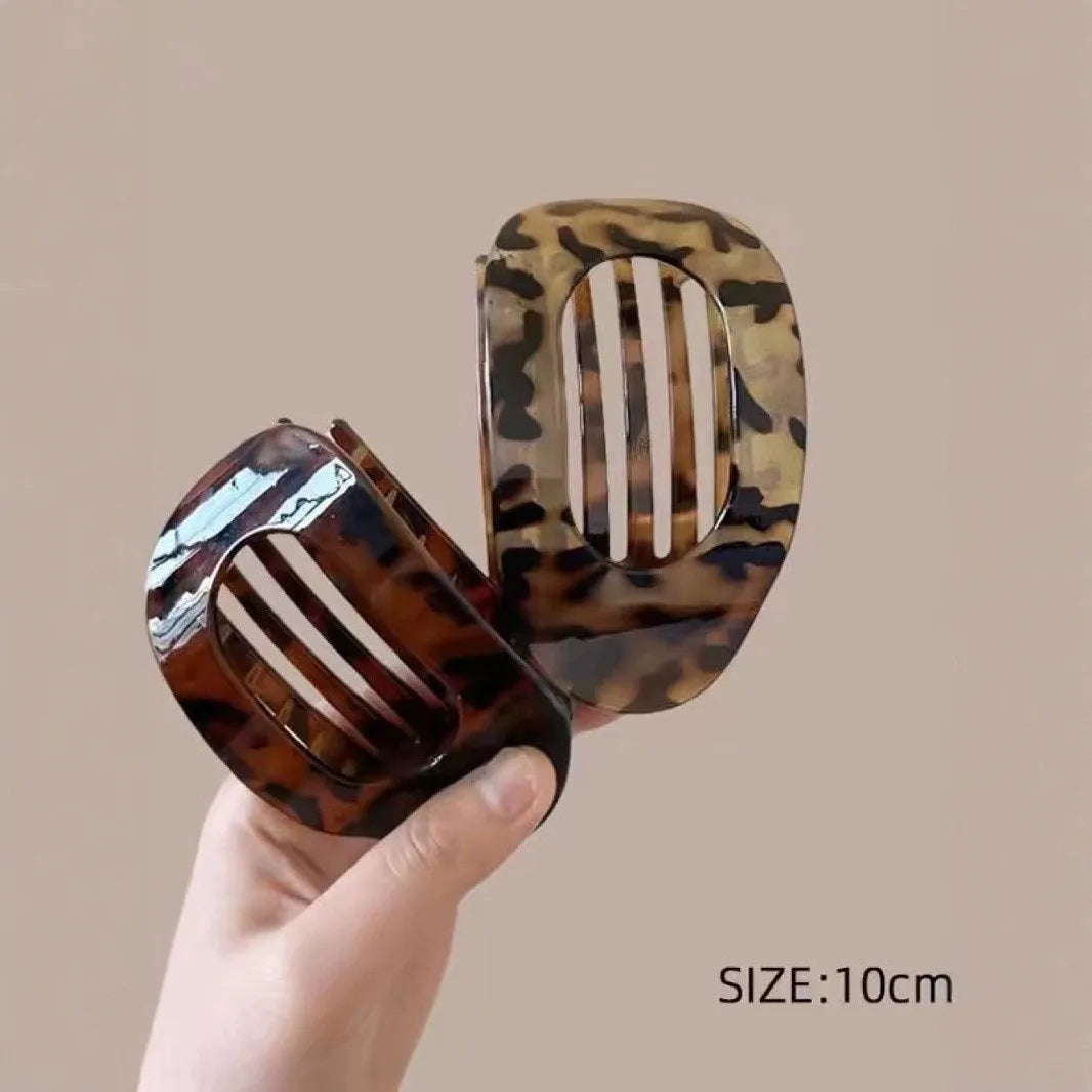 New Elegant Oval Teeth Hair Clip for Women Thick Long Hair Holder Headband Back Head Hairpin Hair Claw Fashion Hair Accessories-belleandkai.com
