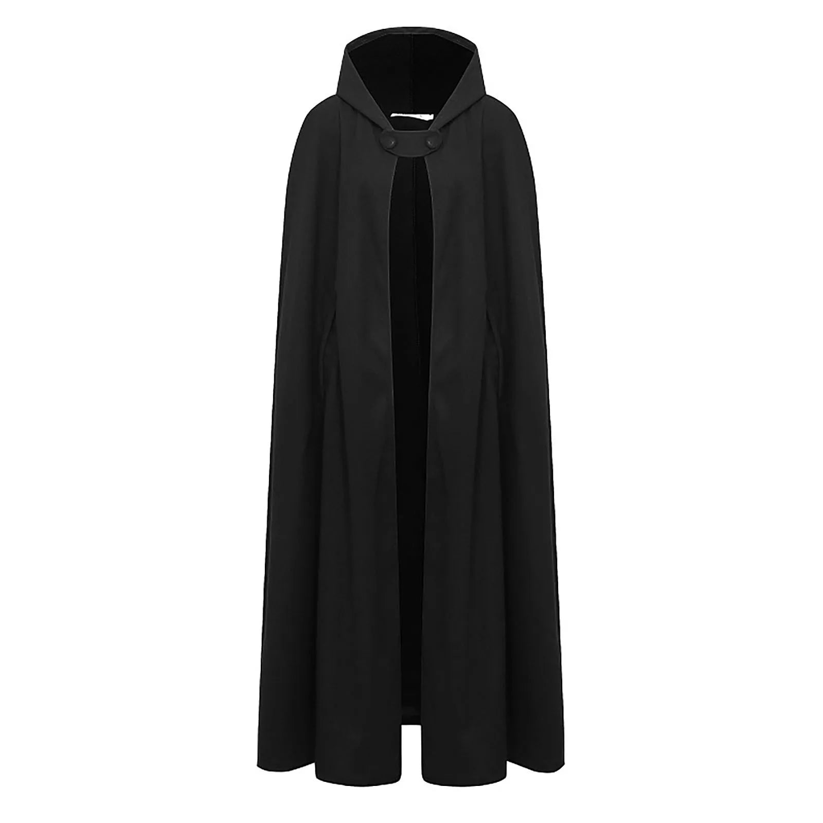 Winter Cloak Hooded Trench Coat Women Gothic Cape Women Trench Coat Open Front Cardigan Jacket Coat Cape Cloak Poncho Plus-belleandkai.com