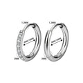 1/10pcs G23 Titanium Hoop Earring For Women Piercing Nose Ring ASTM F136 Body Jewelry Accessories Wholesale 2024 New-belleandkai.com