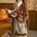 Vintage Harajuku Knit Cardigan Aesthetics Print Y2k Clothes V-neck Sweater Long Sleeve Coats College Style Streetwear Design-belleandkai.com