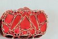 WHTUOHENLarge Silver Stones Wedding Dress Purses Women Bridal Crystal Handbags Rhinestone Party Prom Evening Clutches Minaudiere-belleandkai.com