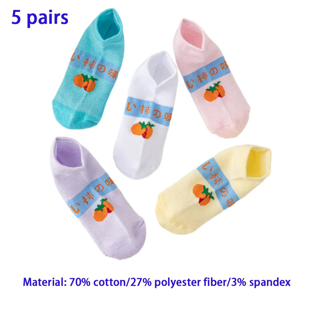 10 Pairs of Colored Cotton WOMEN'S Short Socks, Ankle Breathable Mesh Sports Socks, Summer Casual Solid Color Boat Socks-belleandkai.com