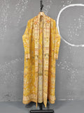 LANMREM Women's Elegant Pleated Printed Trench Coat Lapel Long Sleeve Loose Temperament Cardigan Robe Fashion 2025 New 2DE759-belleandkai.com