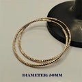 Somilia -925 Sterling Silver Round Earrings for Women Large Circle Piercing Rose Gold Hoop Earring Dropship Suppliers With Gife-belleandkai.com