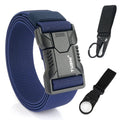 VATLTY New Tactical Outdoor Belt for Men and Women Aluminum Alloy Buckle Quick Release Elastic Belt Casual Belt Jeans Waistband-belleandkai.com