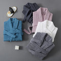 100% Cotton Terry Towel Bathrobe Robe Man And Women Kimono Dressing Gown Sleepwear Water Uptake Hotel Swimming Robe-belleandkai.com