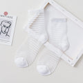 Women's Summer Socks Thin & Breathable Ankle Socks | Striped/Transparent/Plaid/Dots Pattern, Casual Socks for Women (10Pair)-belleandkai.com