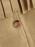FANAN Streetwear Tassel Spliced Design Blazers For Women Single Breasted Fashion Jackets Female Coats 2025 Autumn New Clothing-belleandkai.com
