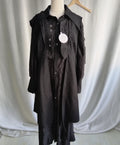 Streetwear Vintage Dragon Design Long Shirt Dresses Grunge Y2k Aesthetic Vestidos Gothic Harajuku Women Men Cosplay Grunge Dress-belleandkai.com