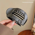 New Elegant Oval Teeth Hair Clip for Women Thick Long Hair Holder Headband Back Head Hairpin Hair Claw Fashion Hair Accessories-belleandkai.com