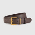 New Luxury Double Genuine Leather Belt for Women Jeans Casual Dress Square Alloy Buckle Ladies Trendy Belts Fashion Waistband-belleandkai.com