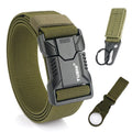 VATLTY New Tactical Outdoor Belt for Men and Women Aluminum Alloy Buckle Quick Release Elastic Belt Casual Belt Jeans Waistband-belleandkai.com