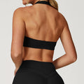 Women Sports Underwear Top Push Up Fitness Halter Yoga Bra Workout Bra Sport Tops For Women Breathable Running Vest Gym Wear-belleandkai.com