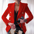 Black Blazers Women 2025 Single-button Outwear All-match Long Sleeve Coat Female Slim Solid Jacket Lady Office Work Suit Vestido-belleandkai.com