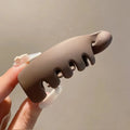 Colourful High Ponytail Banana Hair Clip Women's Back of the Head Shark Scratch Clip Fashion Simple Versatile Hair Accessories-belleandkai.com