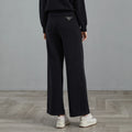BC818 100% cashmere women's trousers high quality luxury brand women's clothing-belleandkai.com