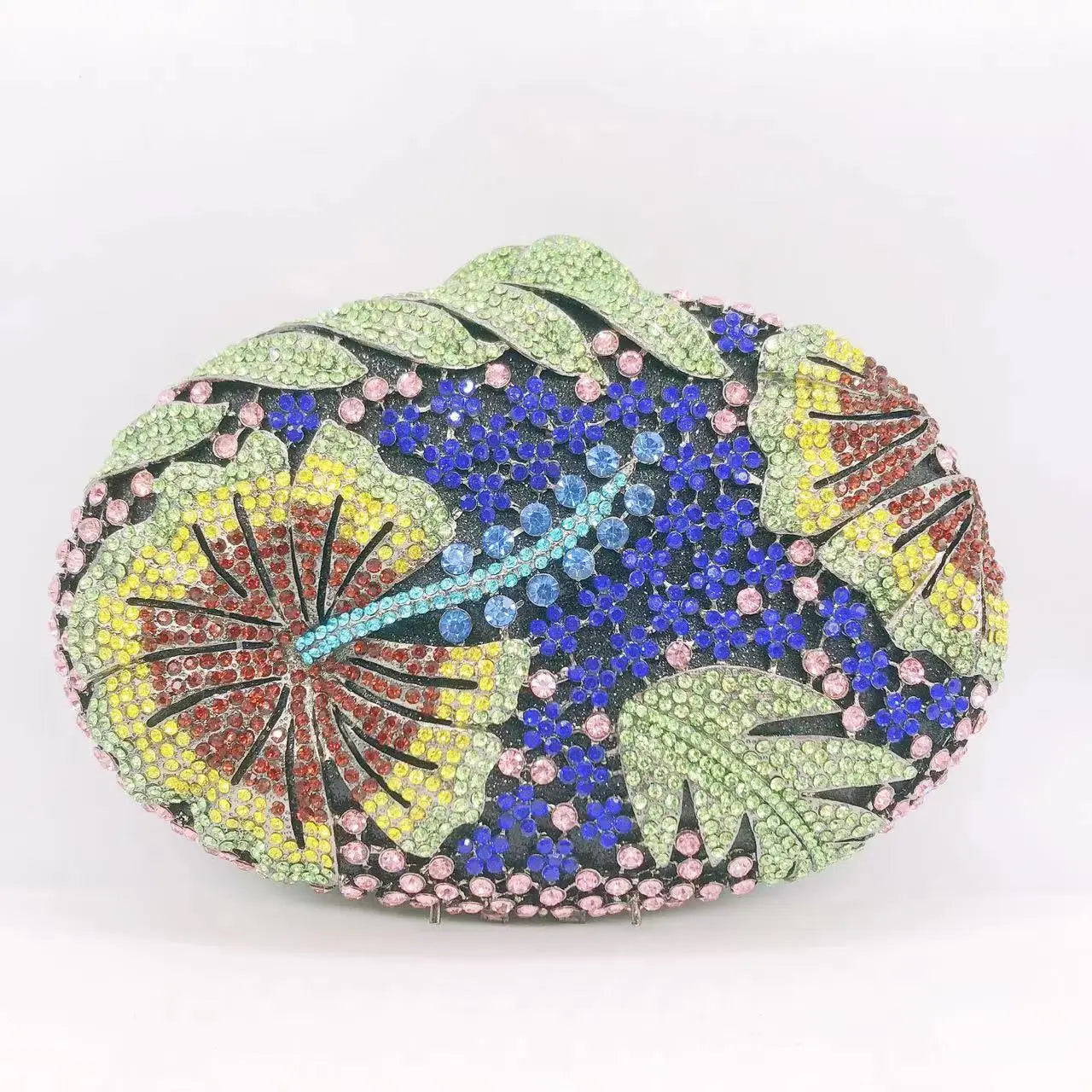 Blue/Yellow/White Multicolored Diamond Crystal Clutch Rhinestone Women Clutches High Quality Phone Wallet Best  Party Purse Bag-belleandkai.com