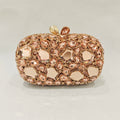 WHTUOHENLarge Silver Stones Wedding Dress Purses Women Bridal Crystal Handbags Rhinestone Party Prom Evening Clutches Minaudiere-belleandkai.com
