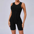 Women Tracksuit Sports Overalls Padding Sporty Jumpsuit Sportswear Woman Gym Set Sleeveless Yoga Clothing Suit for Fitness Set-belleandkai.com