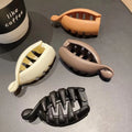 Colourful High Ponytail Banana Hair Clip Women's Back of the Head Shark Scratch Clip Fashion Simple Versatile Hair Accessories-belleandkai.com