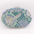 Blue/Yellow/White Multicolored Diamond Crystal Clutch Rhinestone Women Clutches High Quality Phone Wallet Best  Party Purse Bag-belleandkai.com