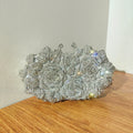 Alizekerr Rose Crystal Evening Clutch Bags Women New Luxury Boutique Sparkling Diamond Flower Purses And Handbags Wedding Party-belleandkai.com