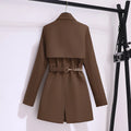 Korean Fashion Blazers Women Coats Spring Autumn Lace-Up Solid Jackets Women's Clothing Elegant Blazers for Women Tailored Coat-belleandkai.com