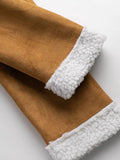 Vintage Suede Woolen Overcoats Women Loose Laple Thicken Long Sleeve Female Coats 2024 Autumn Winter Fashion Lady Outerwears-belleandkai.com