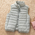 12 Colors 90% White Duck Down Women Sleeveless Jackets 2023 New Arrivals Female Ultra Lightweight Packable Vest Women Coats-belleandkai.com