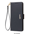Magnetic buckle Leather Case for OPPO Realme C63 Wallet RFID BLOCKING Flip Cover Women Girls Simple Capa Fundas Coque-belleandkai.com