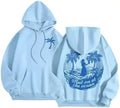 Fashionable Sporty Hoodie Casual Shoulder-Length Sleeve Printed Comfortable Polyester Women's Sweatshirt Trendy Streetwear-belleandkai.com