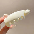 Colourful High Ponytail Banana Hair Clip Women's Back of the Head Shark Scratch Clip Fashion Simple Versatile Hair Accessories-belleandkai.com