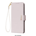 Magnetic buckle Leather Case for OPPO Realme C63 Wallet RFID BLOCKING Flip Cover Women Girls Simple Capa Fundas Coque-belleandkai.com