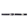 Momoluna Women Buckled Leather Belt Black 2 Cm Belt-belleandkai.com