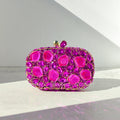 Alizekerr Glass Crystal Evening Bags Women 2025 Luxury Designer Gorgeous Sparkling Rhinestone Clutch Purses Bridal Wedding Party-belleandkai.com