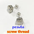 DJMAX 0.5-2ct Moissanite Diamond Stud Earrings for Women Original 925 Sterling Silver Lady's Moissanite Earring New 2025-belleandkai.com