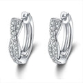 European-American Trendy Vintage Ear Clips PT950 Platinum Women's! 0.5CT Moissanite Elegant Hoops, High-End Eye-Catching & Chic-belleandkai.com