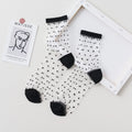 Women's Summer Socks Thin & Breathable Ankle Socks | Striped/Transparent/Plaid/Dots Pattern, Casual Socks for Women (10Pair)-belleandkai.com