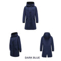 Fahsyee Raincoat Women, Rain Jacket Waterproof Raincoat Hooded Windbreaker Outdoor Long Active-belleandkai.com