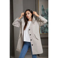 Fahsyee Raincoat Women, Rain Jacket Waterproof Raincoat Hooded Windbreaker Outdoor Long Active-belleandkai.com