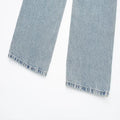 Women's Fashion Jeans Solid Colour Loose Trousers Gradient Colour Casual Streetwear Pant Broken Holes Decorated Jeans-belleandkai.com