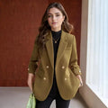 Luxury Brand Blazers Women Clothing Autumn Winter Jacket Button Office Ladies Coat Design Jacket Long Sleeve Outerwear Suits New-belleandkai.com
