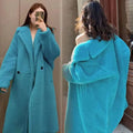 Casual Loose Autumn Women Jacket Winter Teddy Coat Woman Faux Fur Coat Female Plush Thick Warm Fleece Long Jacket Oversized-belleandkai.com