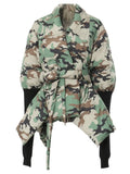 DEAT Fashion Women's Cotton-padded Coat Lapel Loose Zipper Solid Color Thick Warm Parka Jackets Winter 2024 New Tide 7AB4885-belleandkai.com