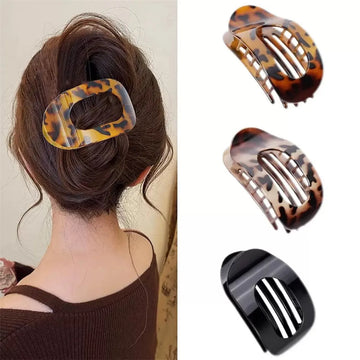 New Elegant Oval Teeth Hair Clip for Women Thick Long Hair Holder Headband Back Head Hairpin Hair Claw Fashion Hair Accessories-belleandkai.com