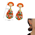 Top Sale Fashion Colourful Dangle Earrings for Women Accessories Stud Earring Y2K Pendientes New In Resin Earings-belleandkai.com